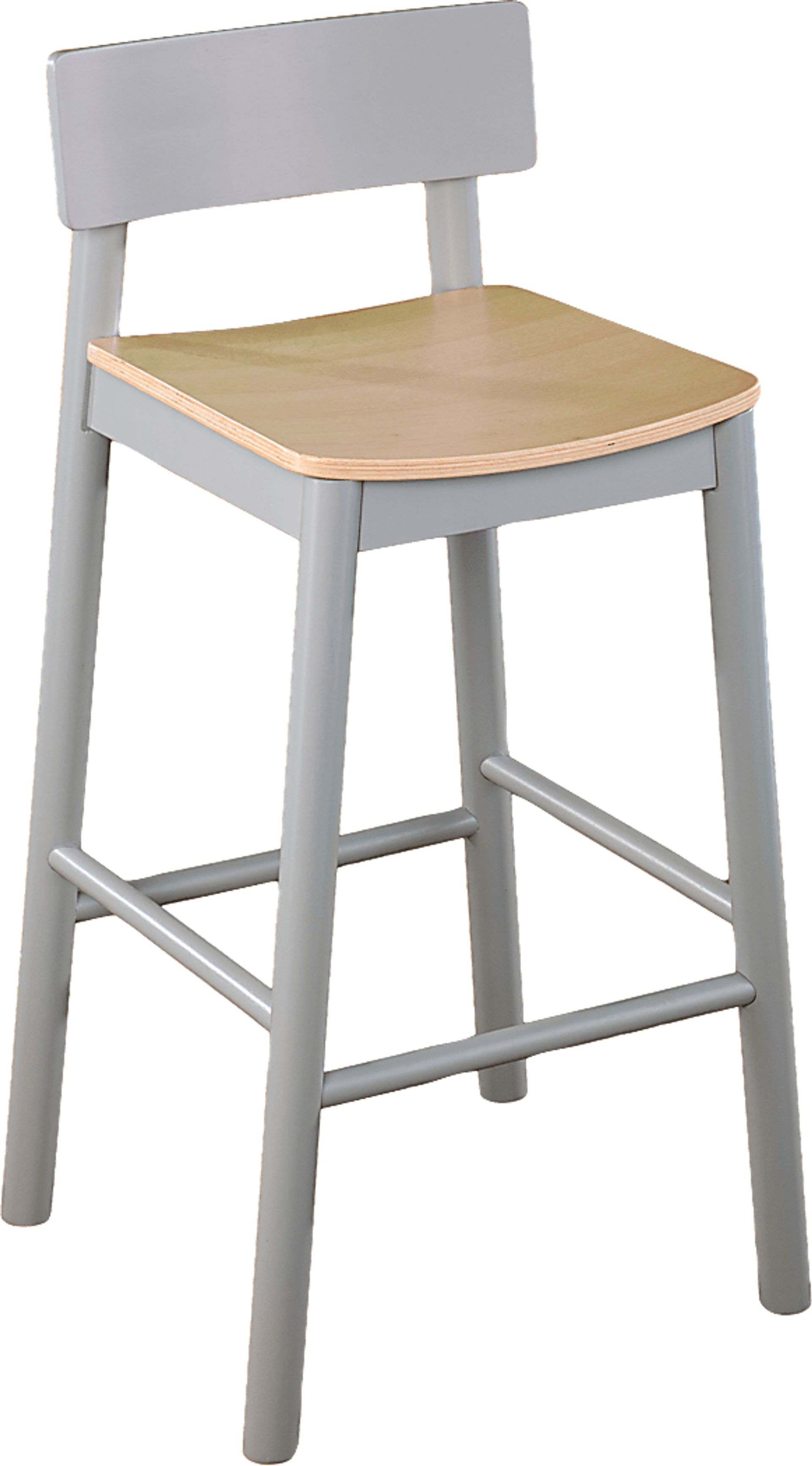 Garig Gray Barstool, Set of 2 - Image 4