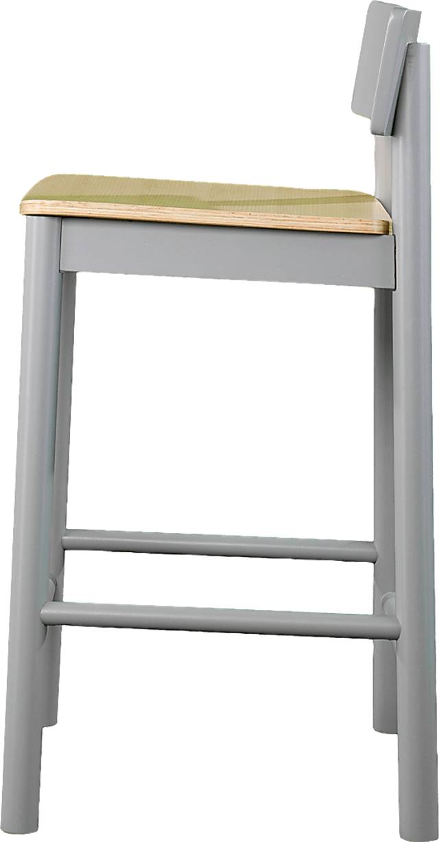 Garig Gray Counter Height Stool, Set of 2 - Thumbnail - Image 2