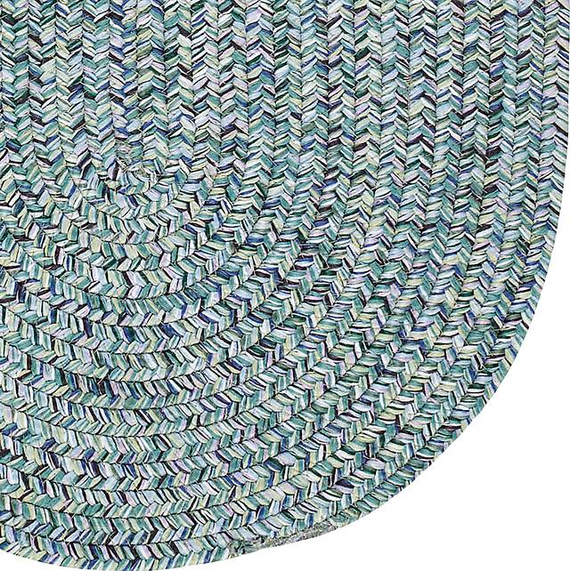 Garkani Blue 8' x 11' Oval Rug - Thumbnail - Image 2