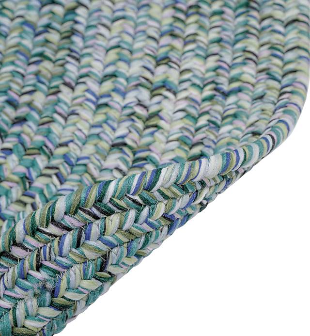 Garkani Blue 8' x 11' Oval Rug - Thumbnail - Image 3