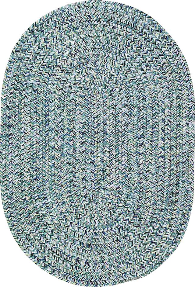 Garkani Blue 8' x 11' Oval Rug - Thumbnail - Image 1