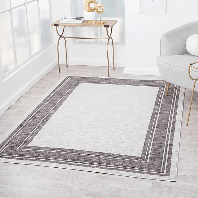 Garlaba Ivory 7'10 x 9'10 Indoor/Outdoor Rug - Thumbnail - Image 2