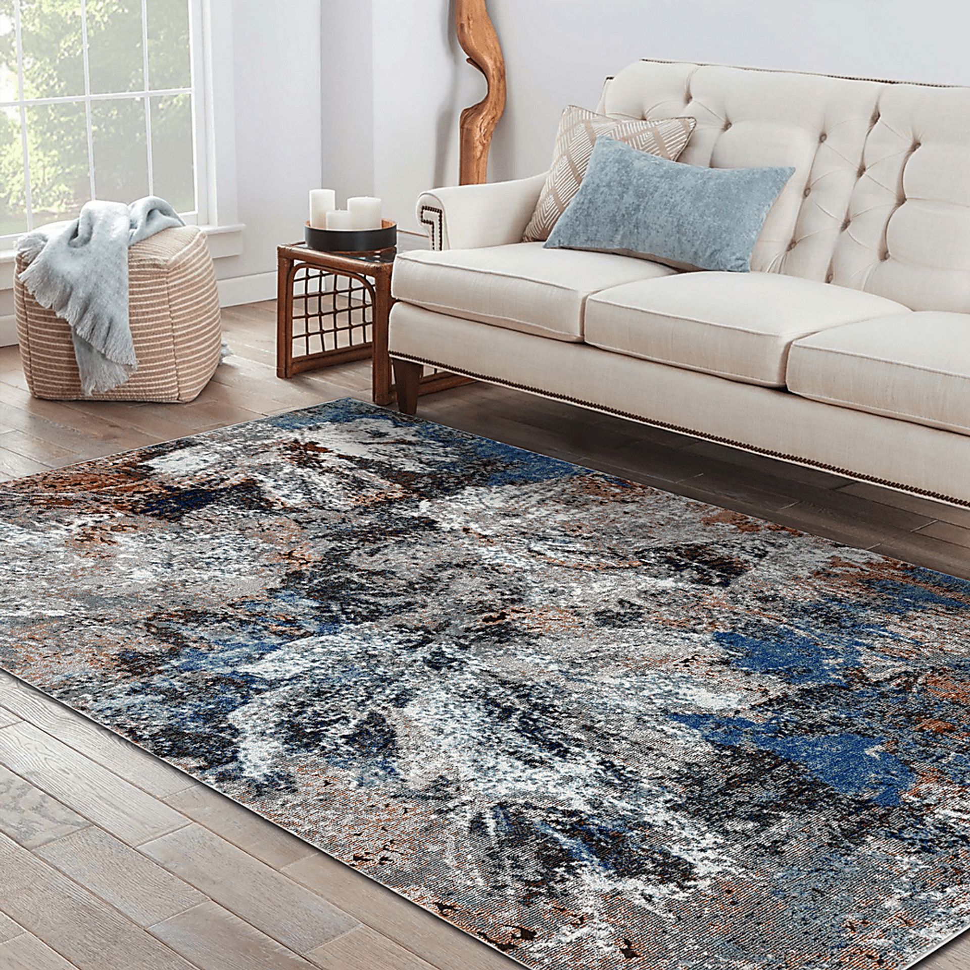 Garley Red/Multi 5'3 x 7'6 Rug - Image 3