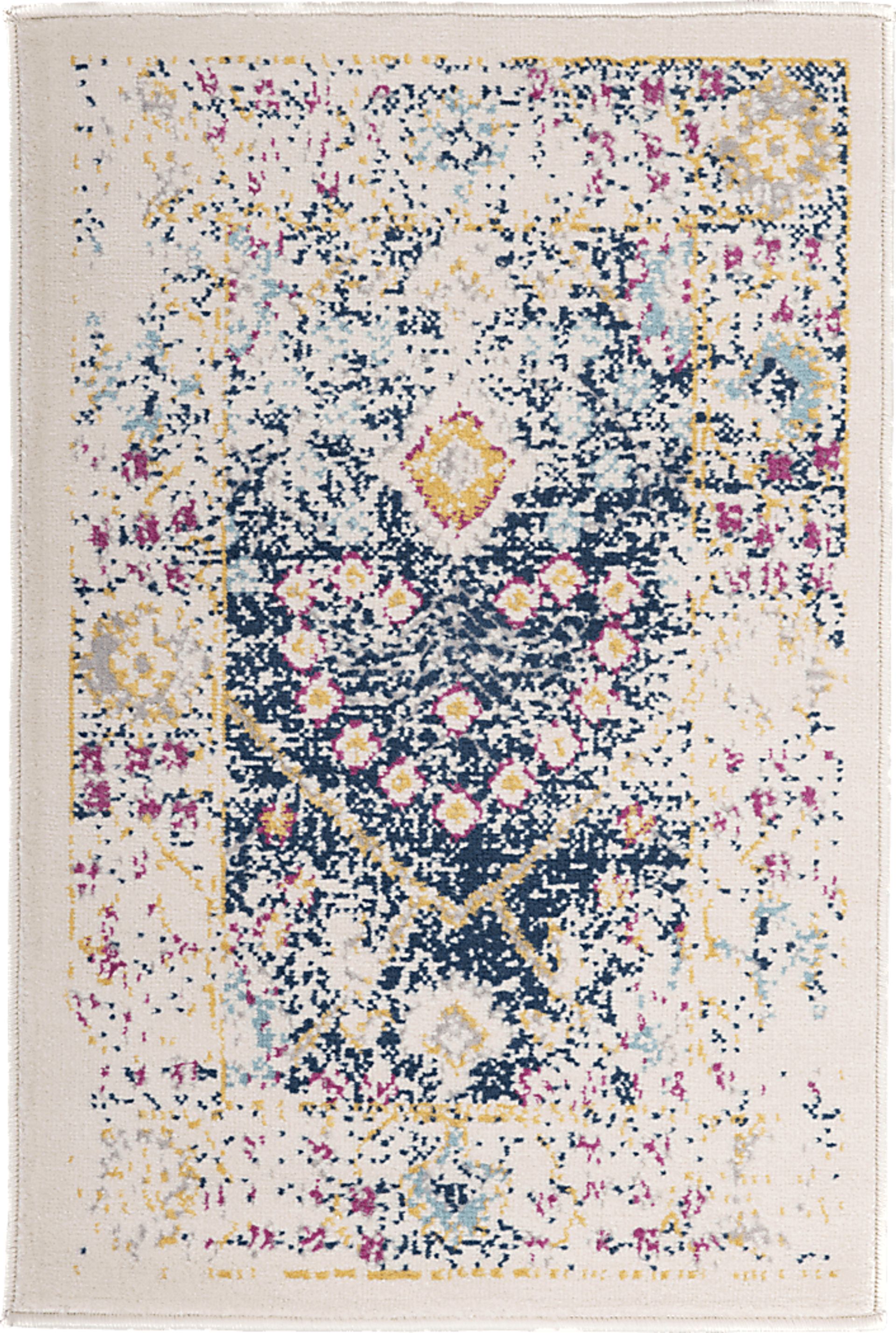 Garlon Blue 2' x 3' Rug - Image 1