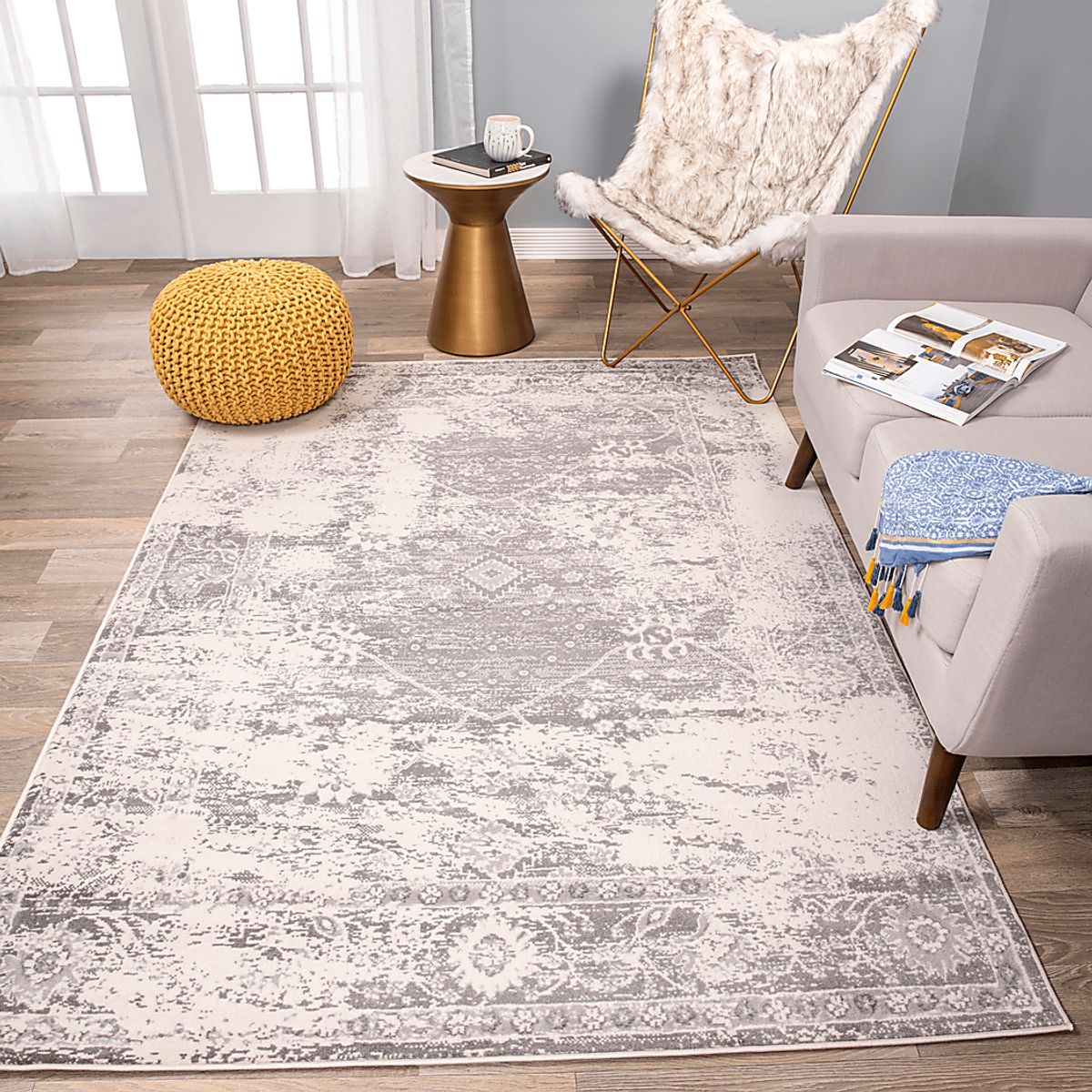 Garlon Gray Rug | Rooms to Go
