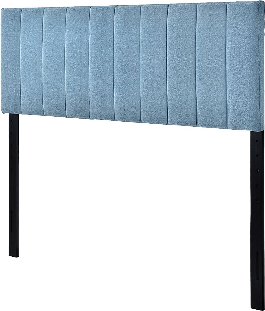 Garnaas Blue Polyester Fabric King Headboard Rooms To Go