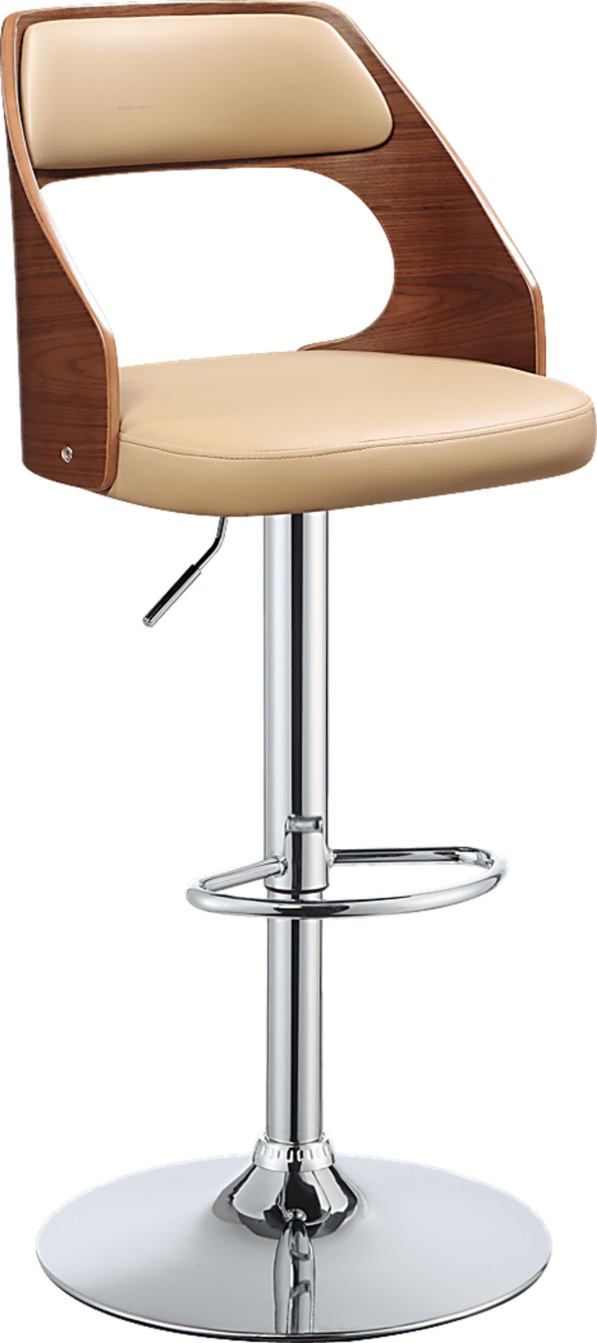 Garner Beige Adjustable Barstool - Image 1