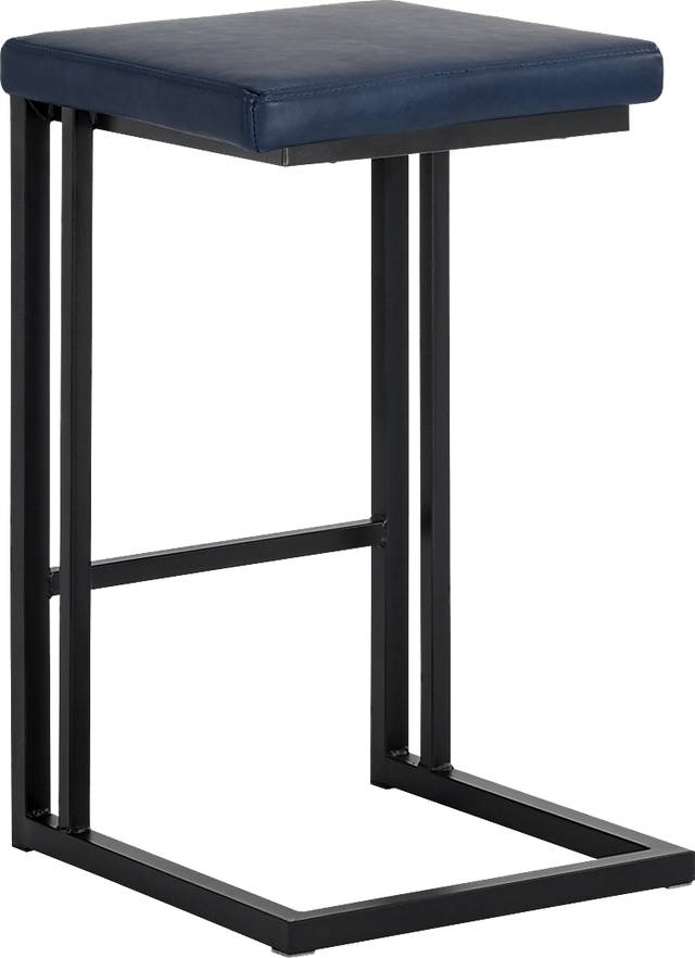 Garnett Blue Counter Stool - Thumbnail - Image 3