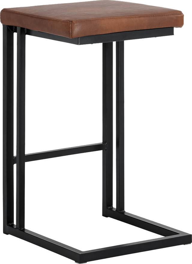 Garnett Brown Counter Stool - Thumbnail - Image 3