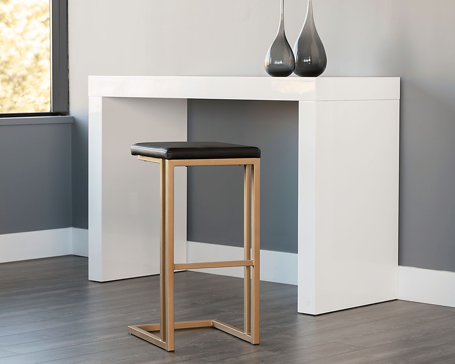 Garnett Gold Barstool, Set of 2 - Image 4