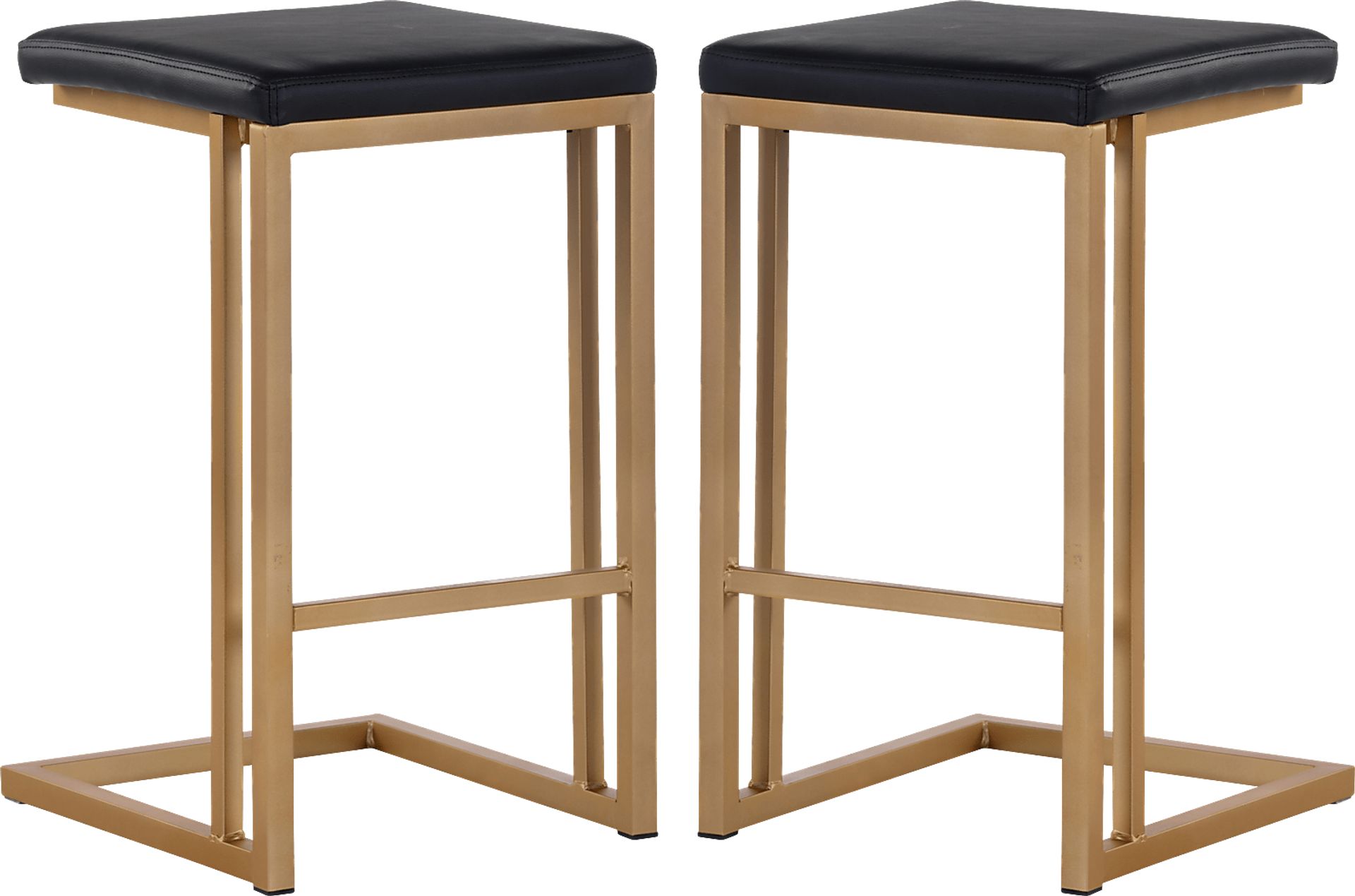 Garnett Gold Counter Height Stool, Set of 2 - Image 1