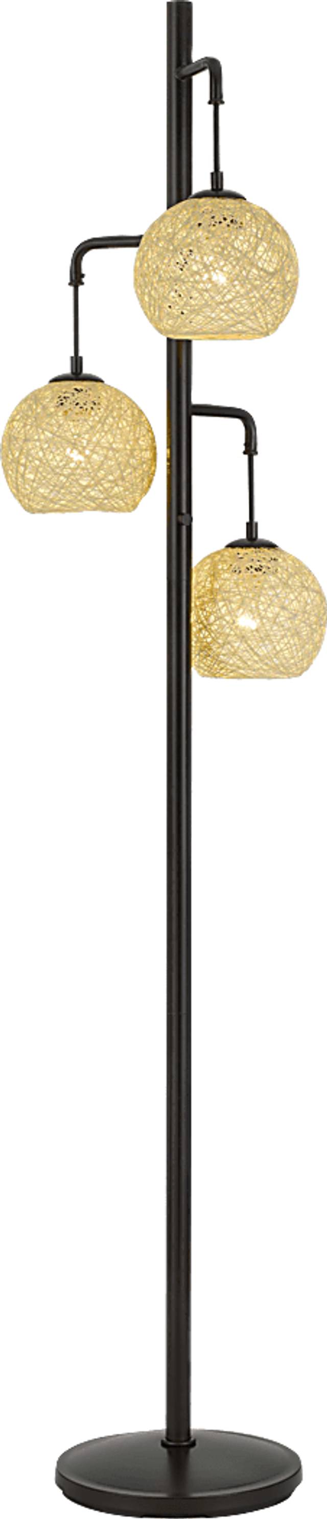 Garrell Black Floor Lamp - Thumbnail - Image 3