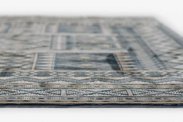 Garreth Navy 3'10 x 5'7 Rug - Thumbnail - Image 5