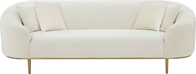 Garretsee Cream Sofa - Thumbnail - Image 3