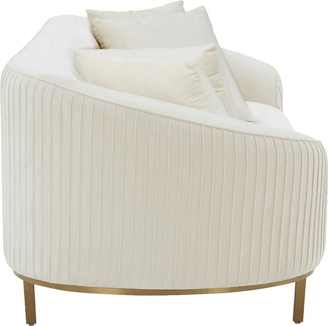 Garretsee Cream Sofa - Thumbnail - Image 5