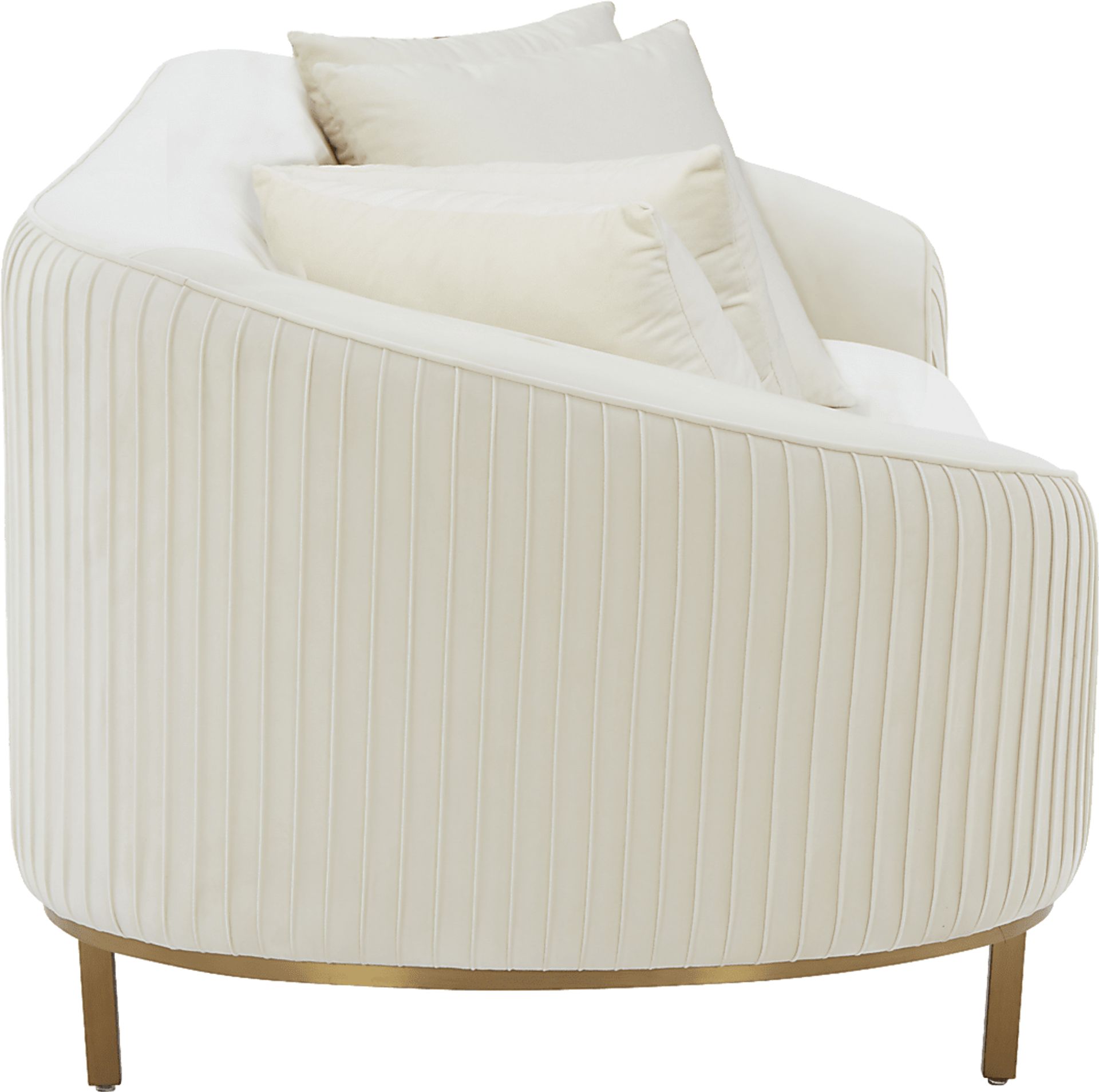 Garretsee Cream Sofa - Image 5