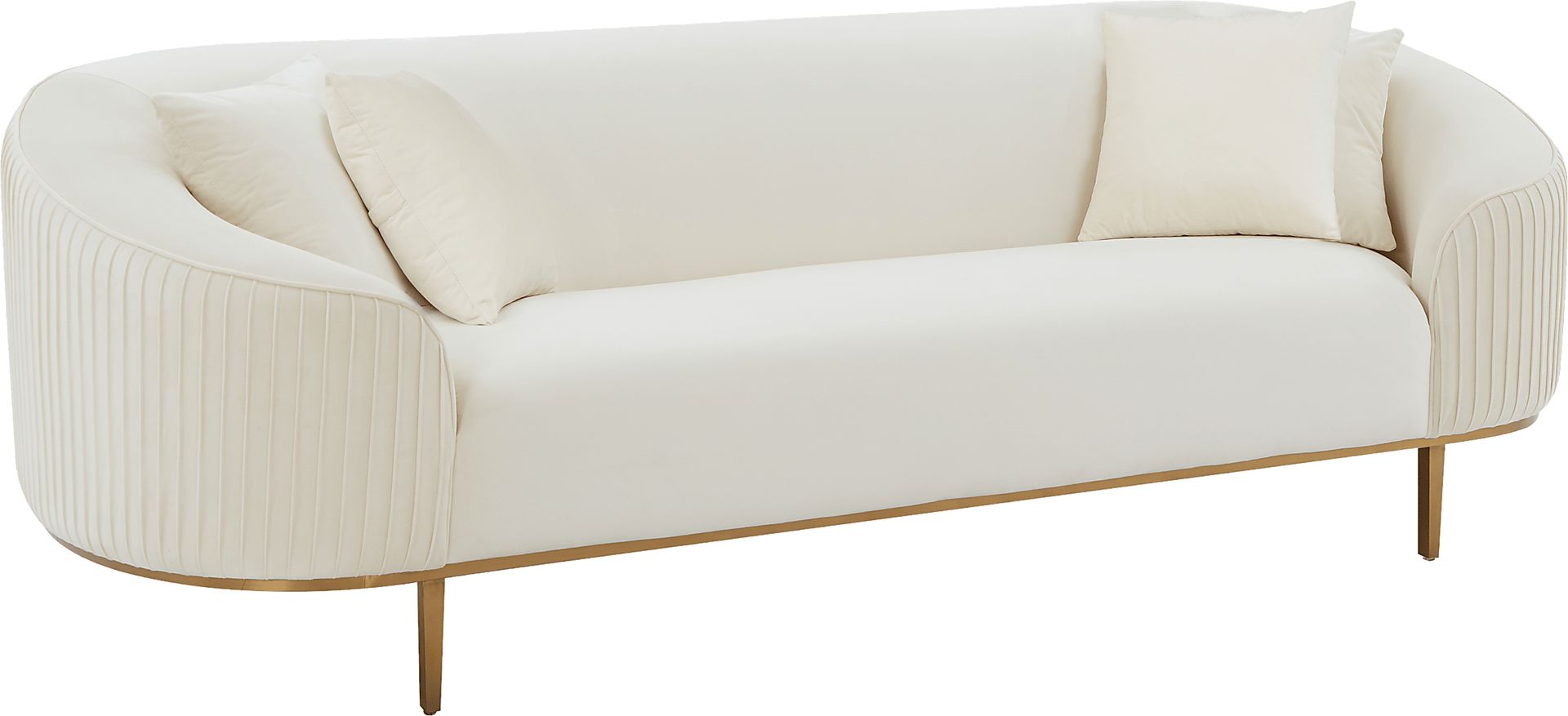 Garretsee Cream Sofa - Image 1