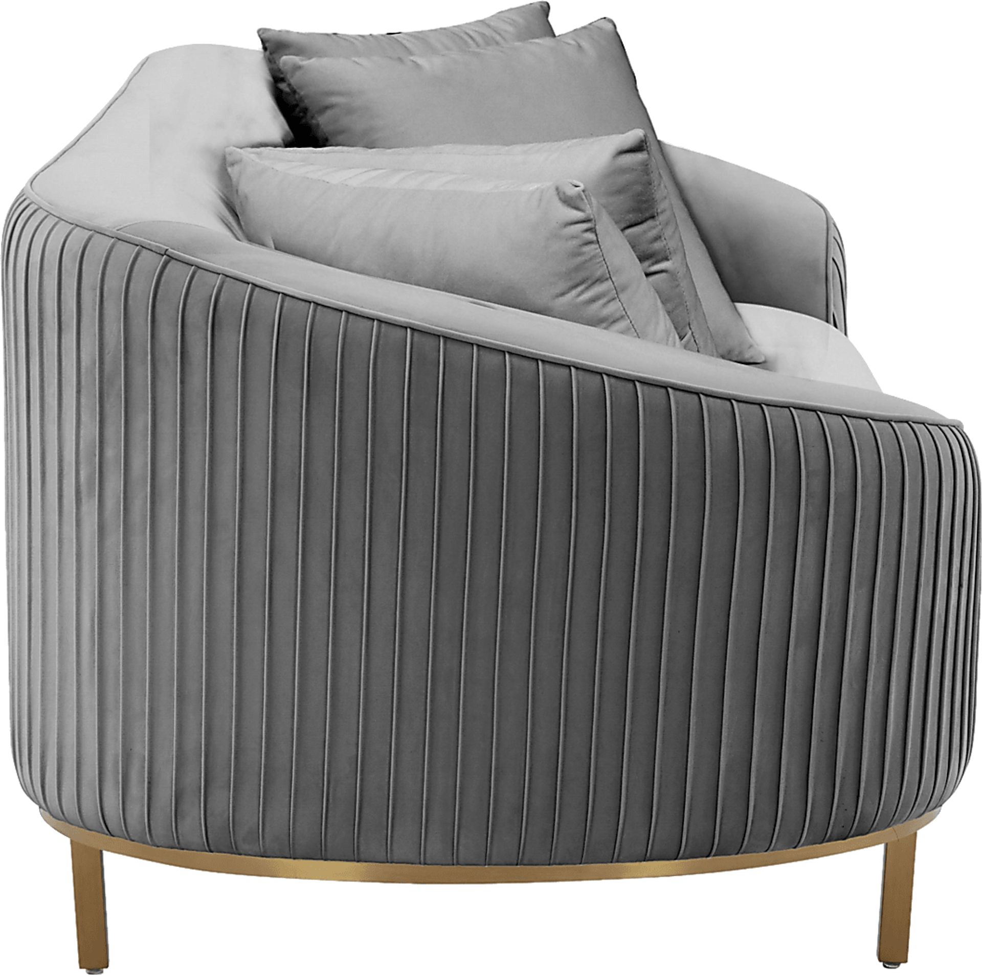 Garretsee Light Gray Sofa - Image 5