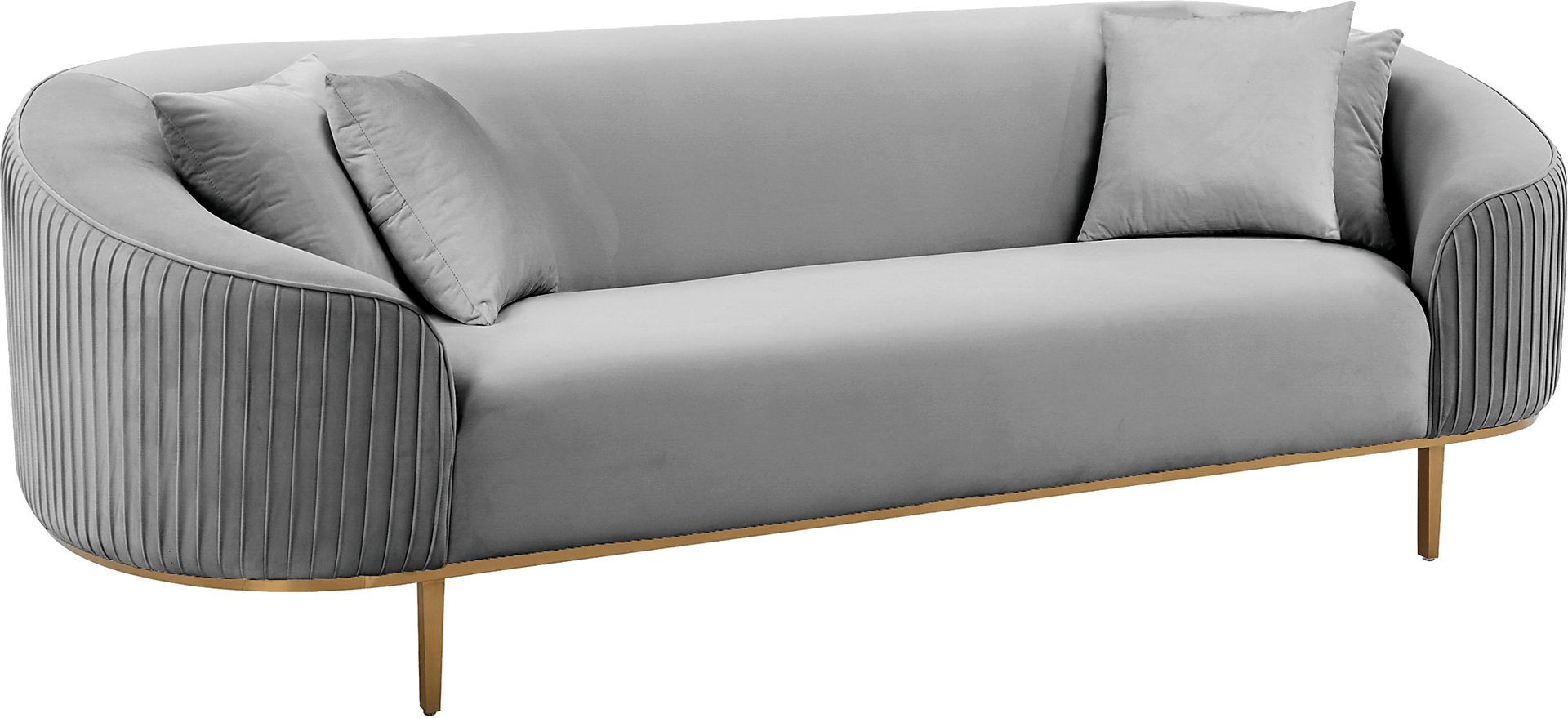 Garretsee Light Gray Sofa - Image 1