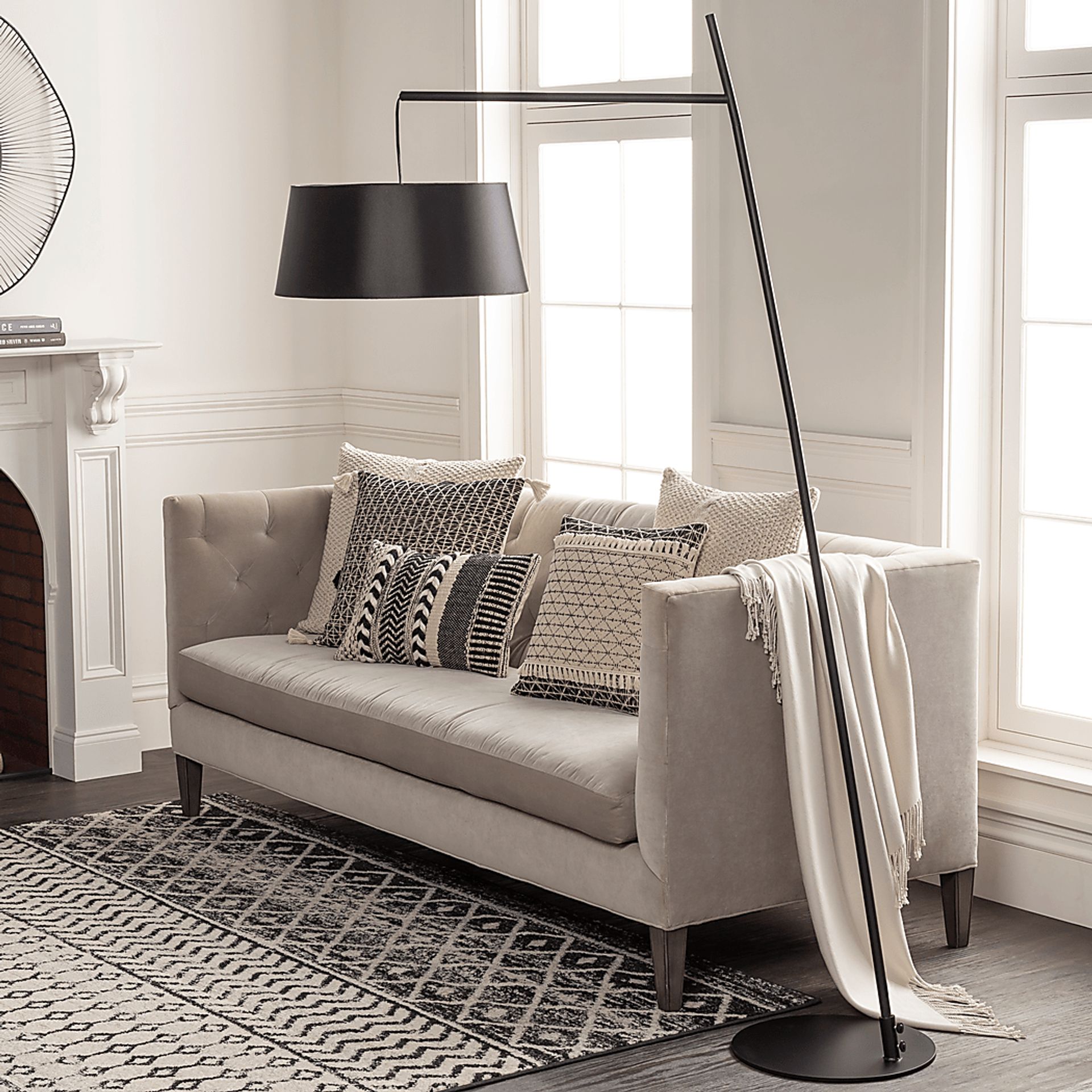 Garrigue Place Black Floor Lamp - Image 5