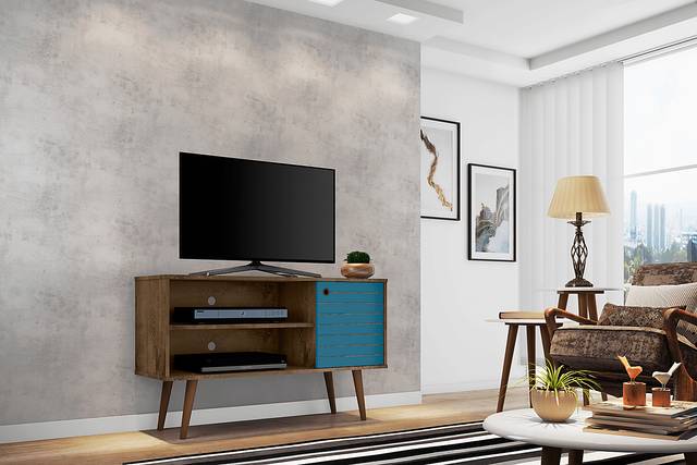 Garrion Blue 42 In. Console - Thumbnail - Image 2