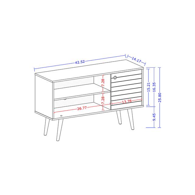 Garrion White 42 In. Console - Thumbnail - Image 9
