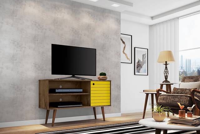 Garrion Yellow 42 In. Console - Thumbnail - Image 2
