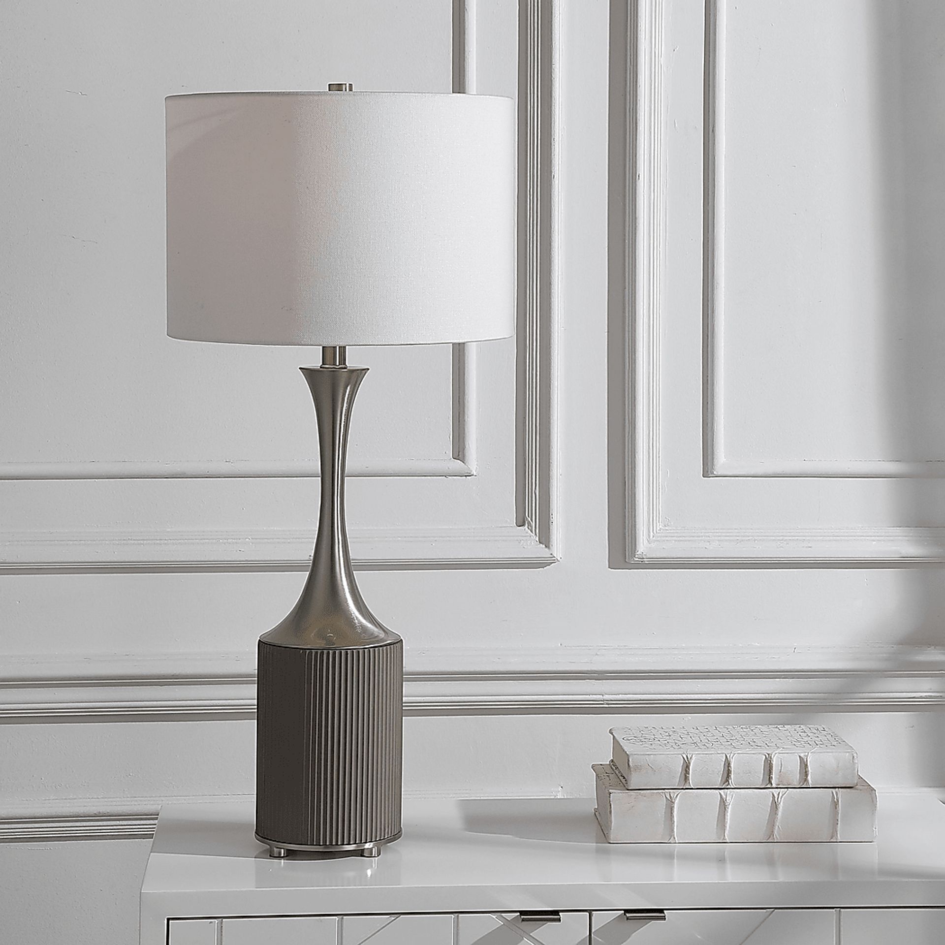 Garside Bay Gray Lamp - Image 3