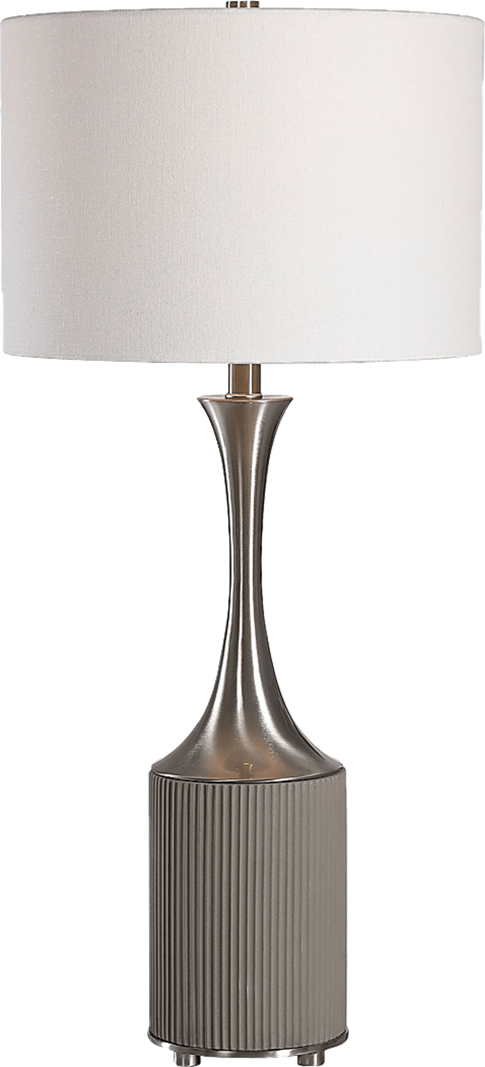 Garside Bay Gray Lamp - Image 1