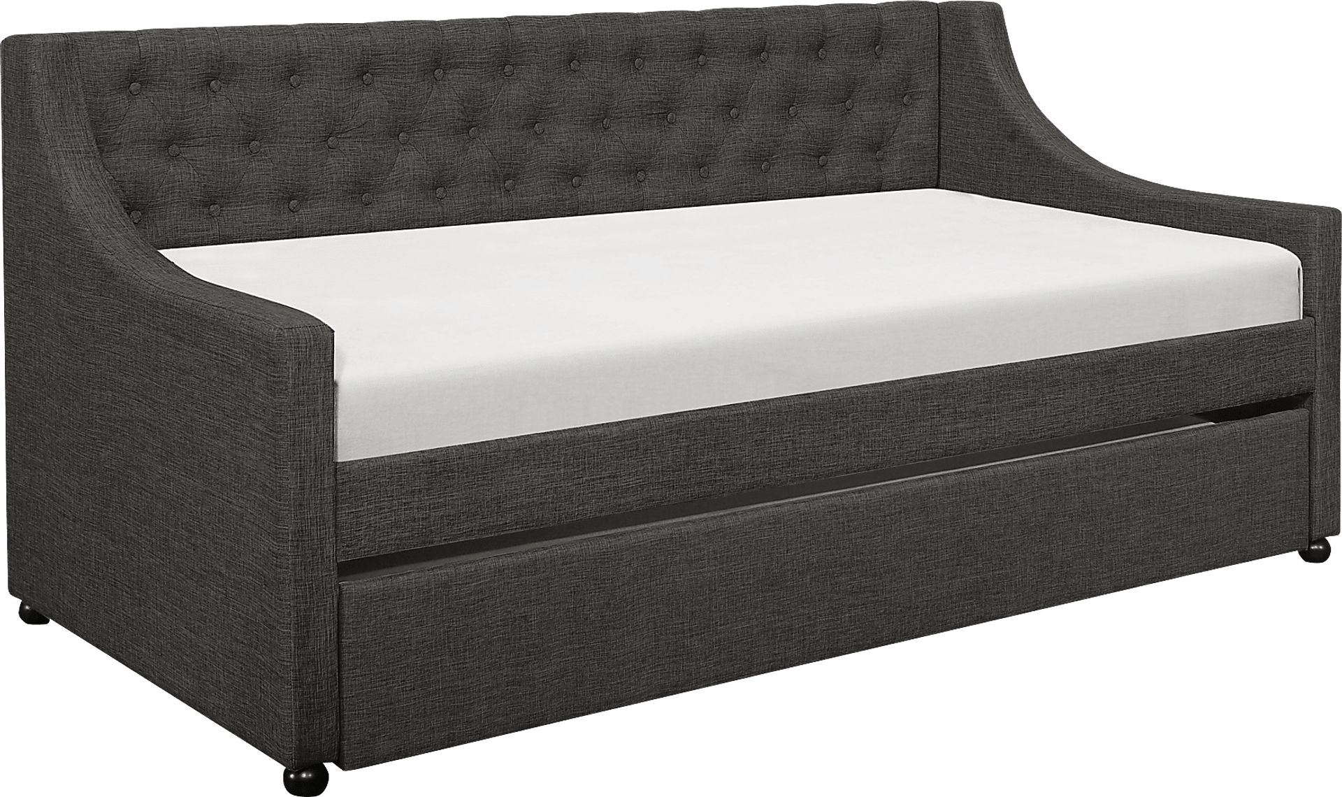Gartley Dark Gray Daybed with Trundle - Image 1
