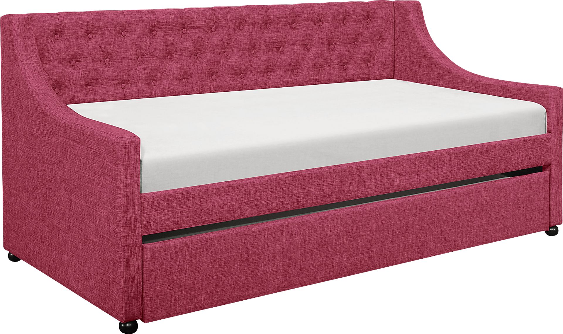 Gartley Pink Daybed with Trundle - Image 1