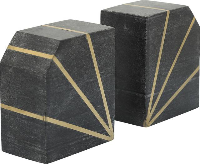 Garwin Black Bookends - Thumbnail - Image 1