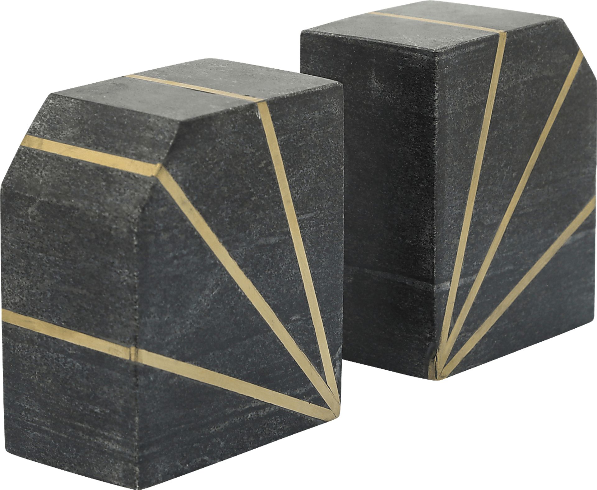 Garwin Black Bookends - Image 1