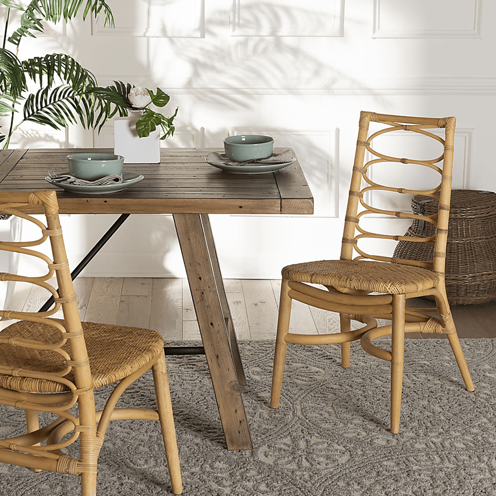 Gasche Natural Side Chair - Image 2