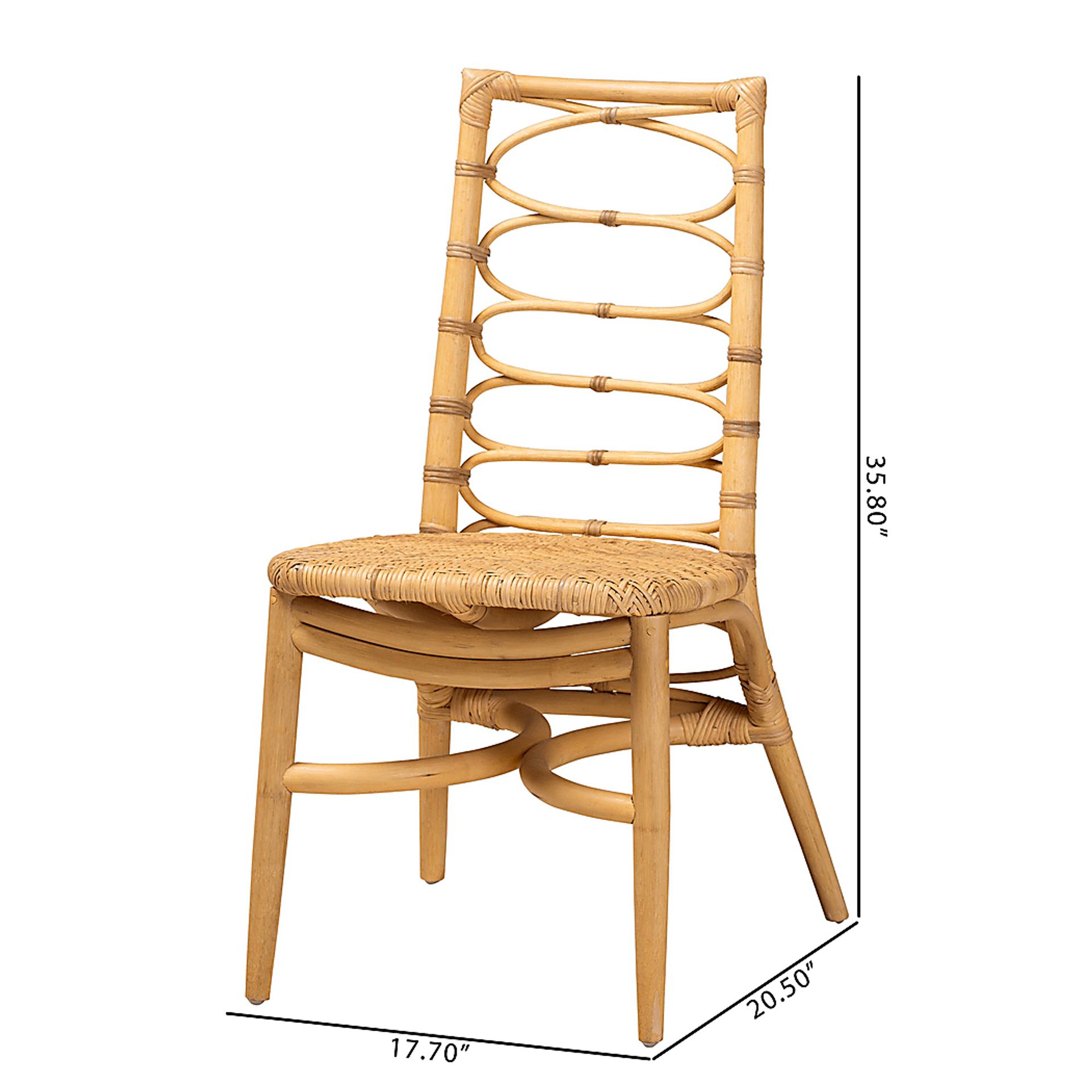 Gasche Natural Side Chair - Image 10