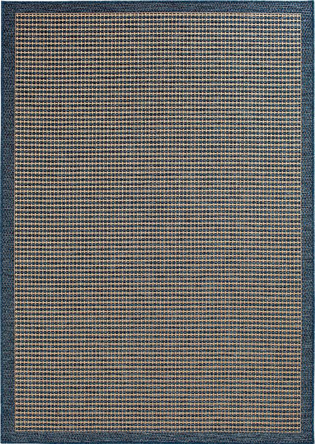 Gasha Blue 6'7 x 9'6 Indoor/Outdoor Rug - Thumbnail - Image 1