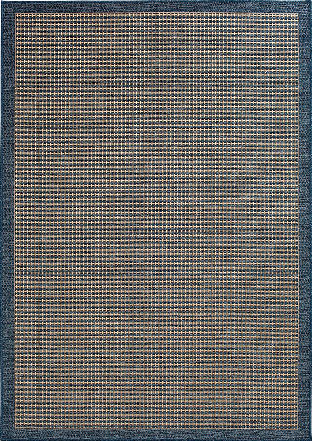 Gasha Blue 7'10 x 9'10 Indoor/Outdoor Rug - Thumbnail - Image 1