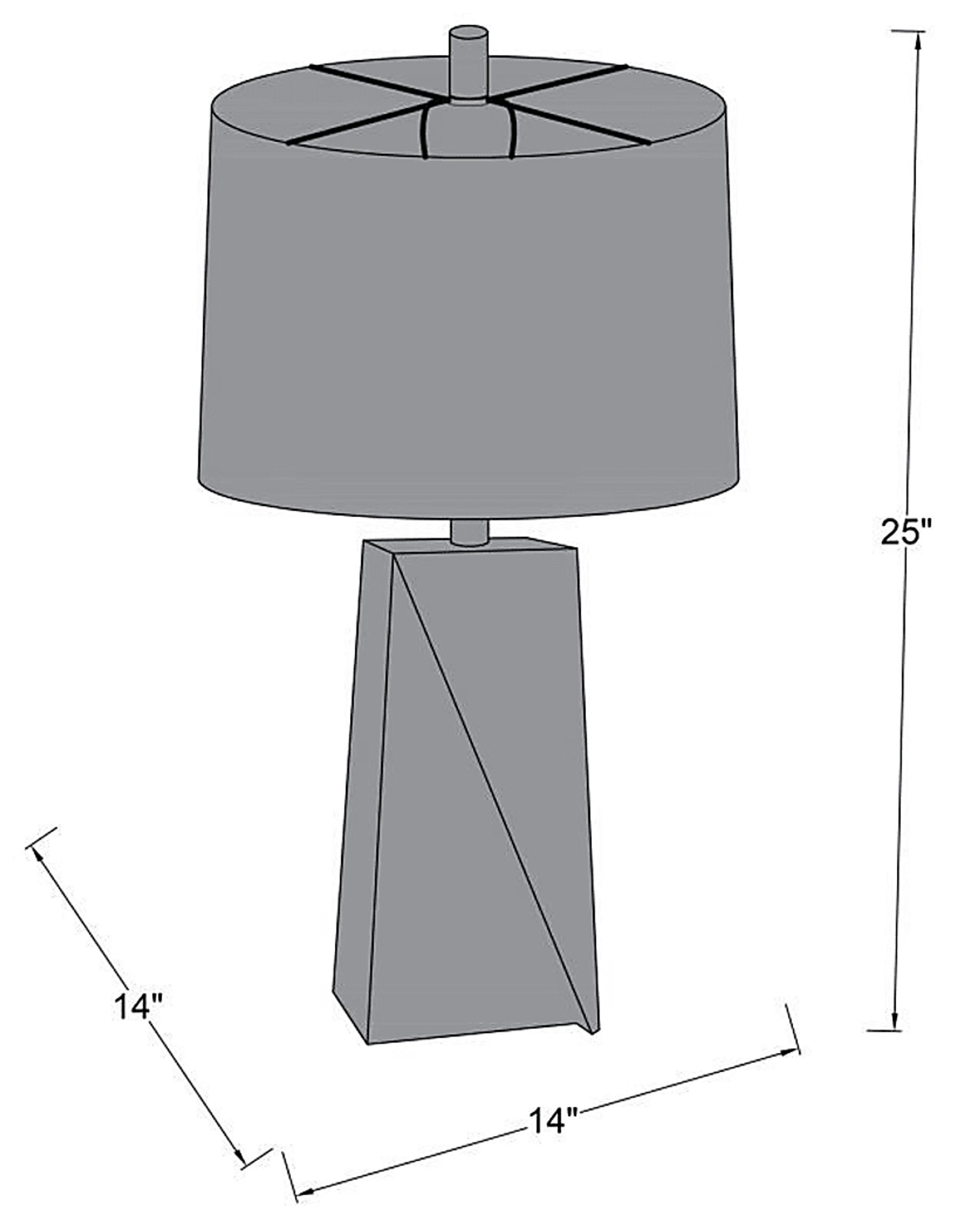 Gaspar Grotto Brown Lamp - Image 4