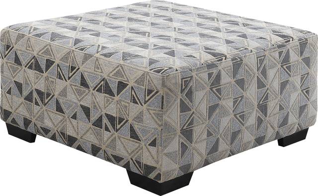 Gaspe Gray Cocktail Ottoman - Thumbnail - Image 2