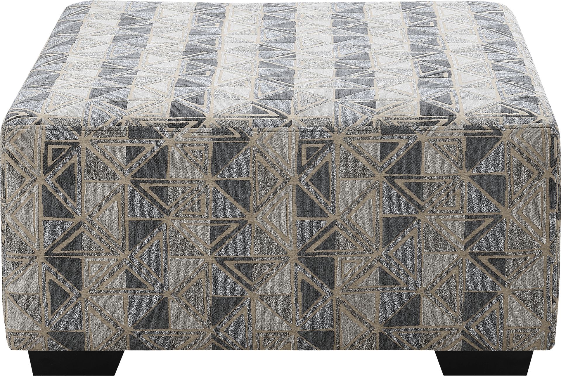 Gaspe Gray Cocktail Ottoman - Image 1