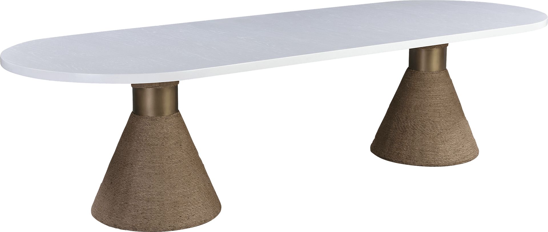 Gasteiger White Oval Dining Table - Image 1