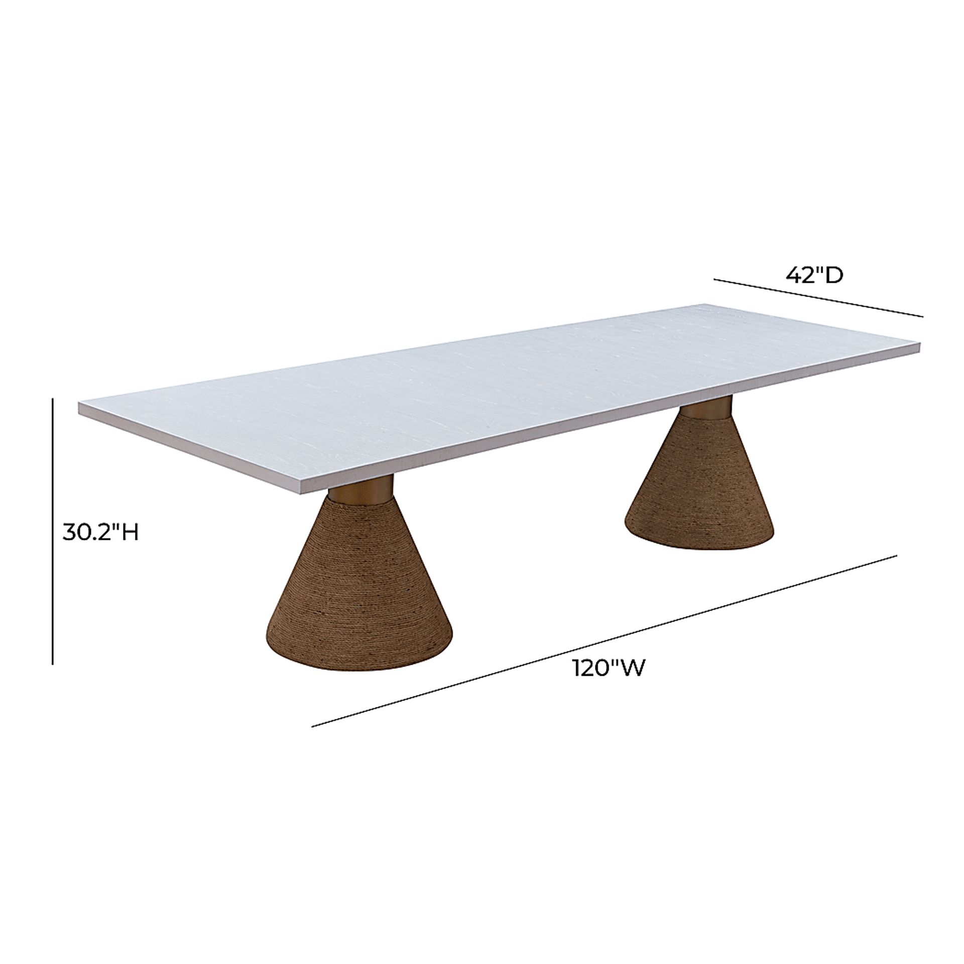 Gasteiger White Rectangular Dining Table - Image 9