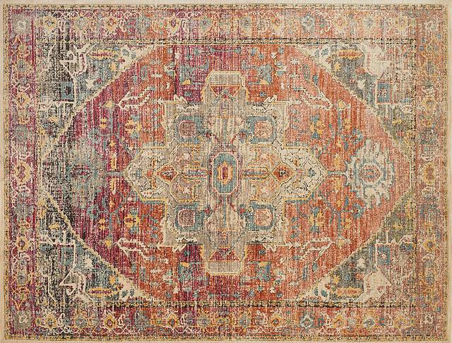 Gaston Red 6'7 x 9'4 Rug - Thumbnail - Image 1