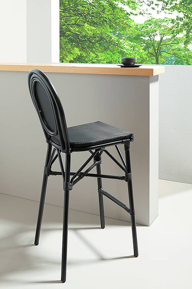Gately Black Barstool - Thumbnail - Image 2