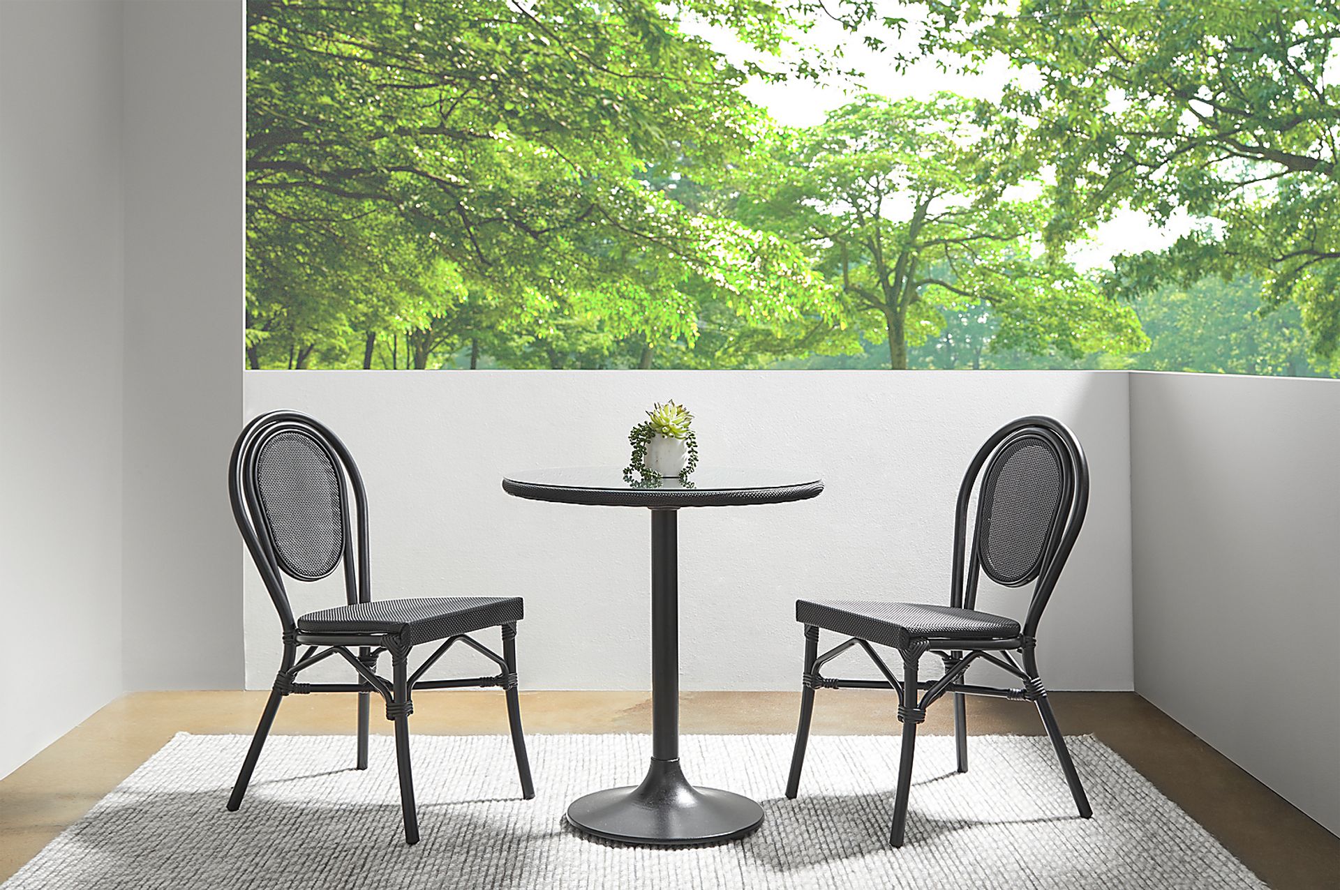 Gately Black Bistro Table - Image 2
