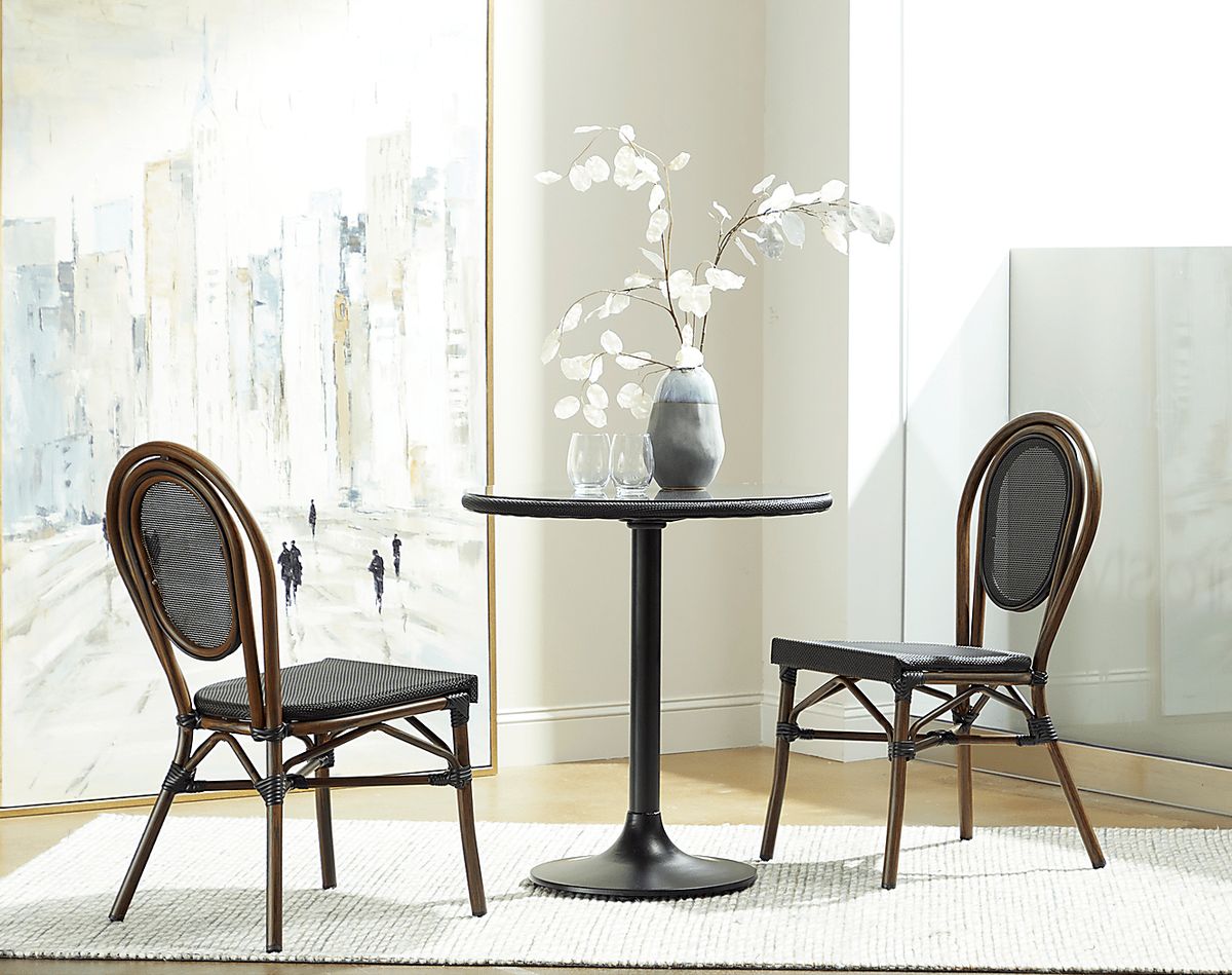 Gately Black Bistro Table | Rooms to Go