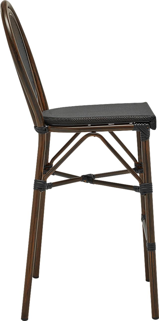 Gately Dark Brown Barstool - Thumbnail - Image 4