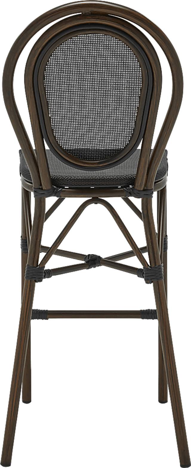 Gately Dark Brown Barstool - Thumbnail - Image 6