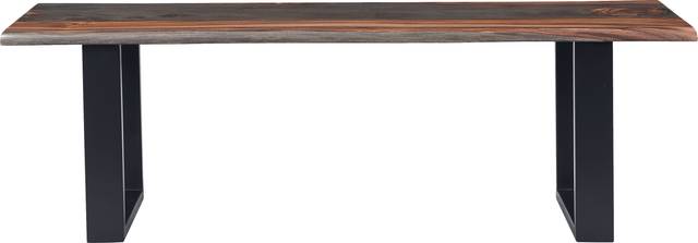 Gateside Brown Dining Bench - Thumbnail - Image 2