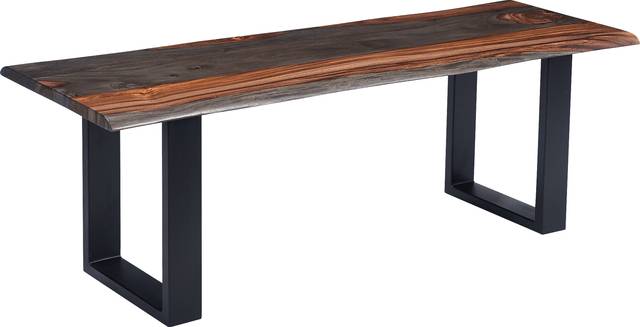 Gateside Brown Dining Bench - Thumbnail - Image 1